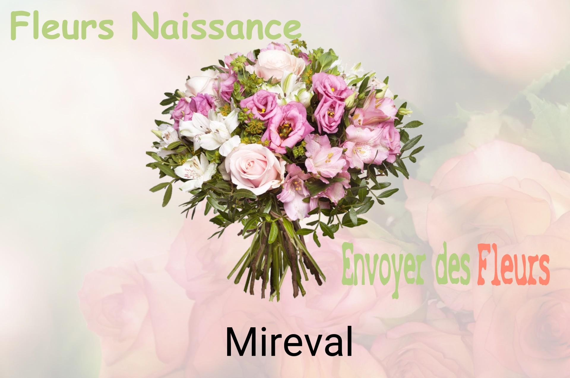 Bouquet de fleurs de naissance livré à Mireval